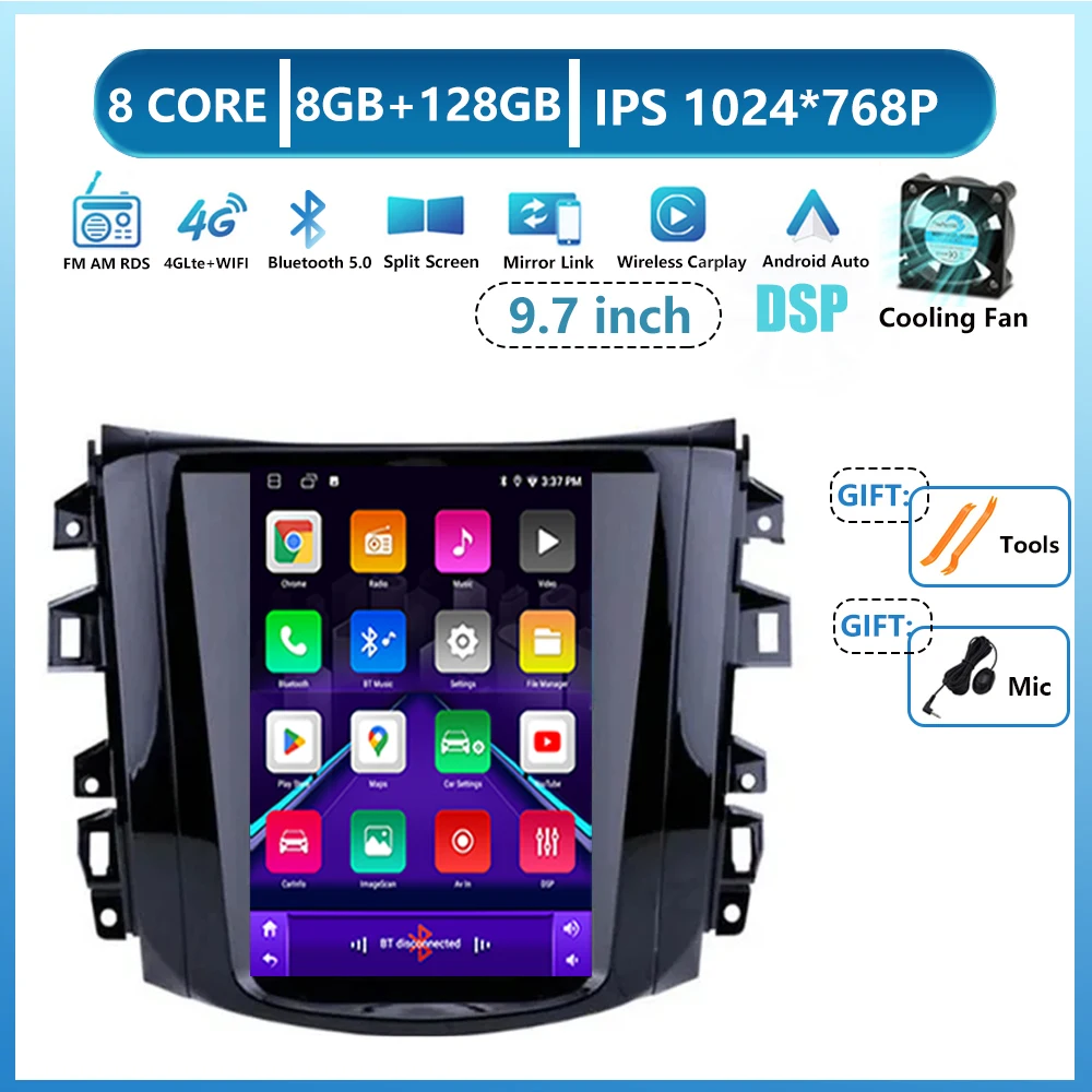 أندرويد 16 السيارات لنيسان نافارا تيرا NP300 2018...