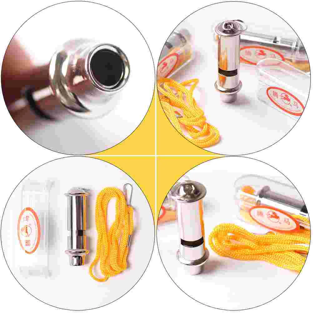 3 Pcs Pigeon Whistle Bird Training Stainless Steel Pet Useful Emergency Football Match