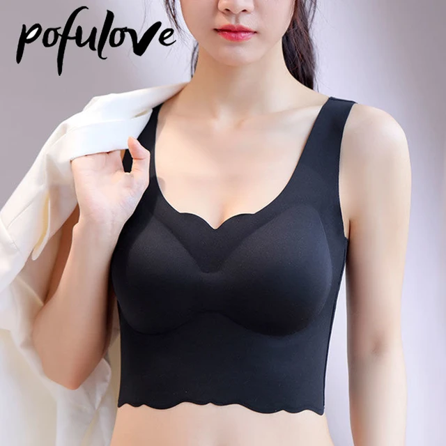 Women Large Underwear Without Trace Shockproof Anti Sagging Large