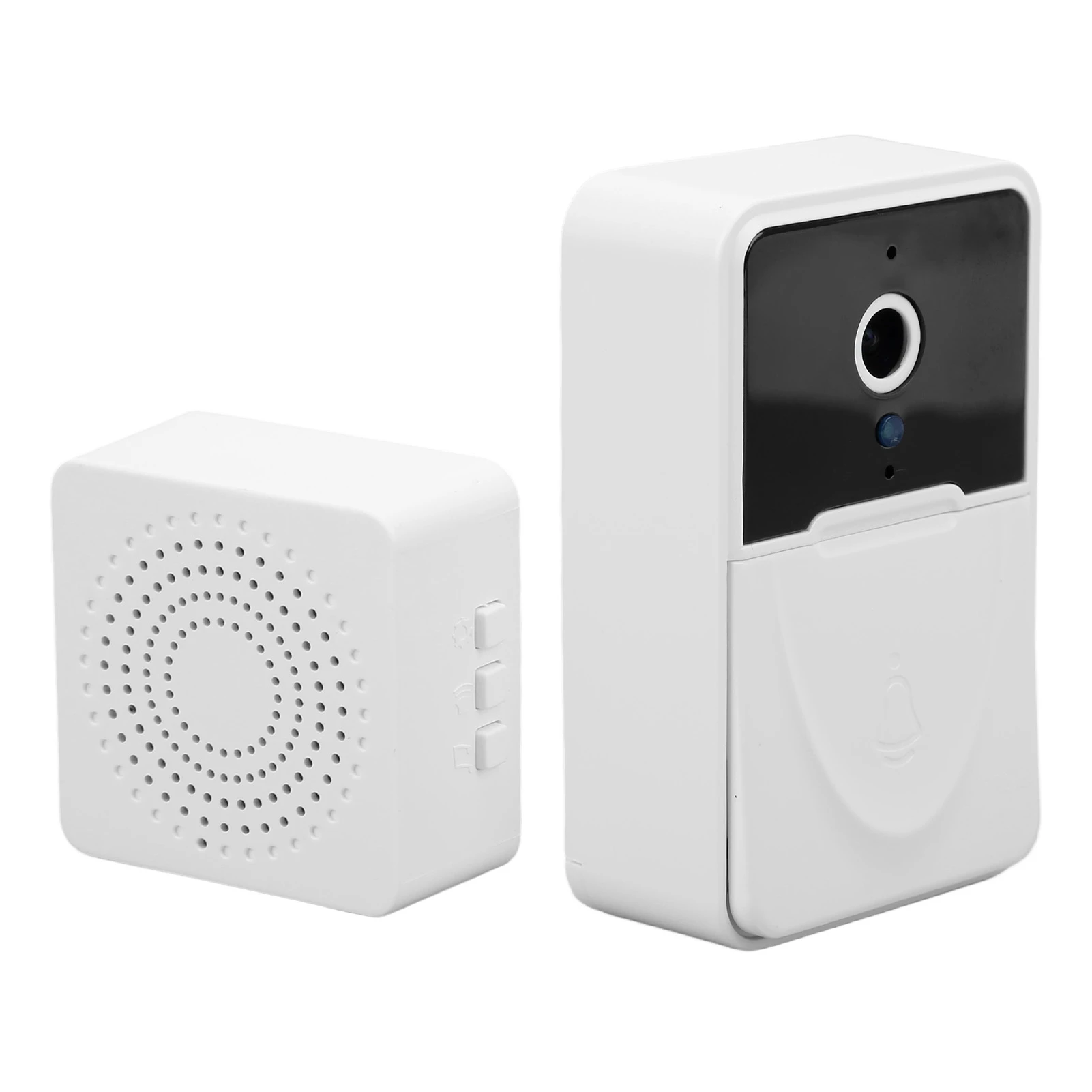 HD Door Doorbell Camera Two Way Voice 1000mAh Cloud Storage Encryption Wireless Doorbell with Indoor Ding Dong Machine for Home