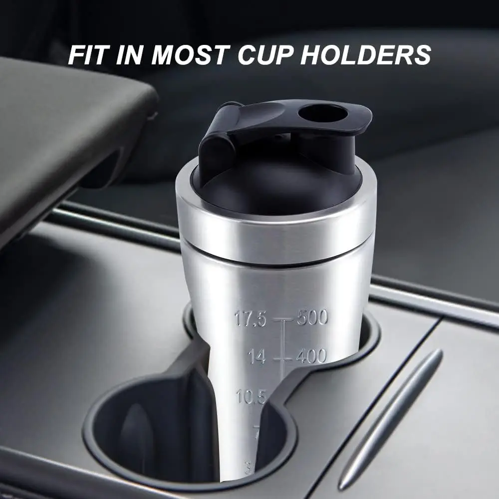 Stainless Steel Simple Protein Shaker Bottle With Leakproof & Knob 750ml