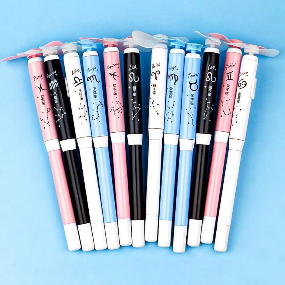 

Мультяшные портативные офисные принадлежности, многофункциональная ручка для подписи в школьном общежитии 0,5 мм с вентилятором и охлаждением, нейтральная ручка