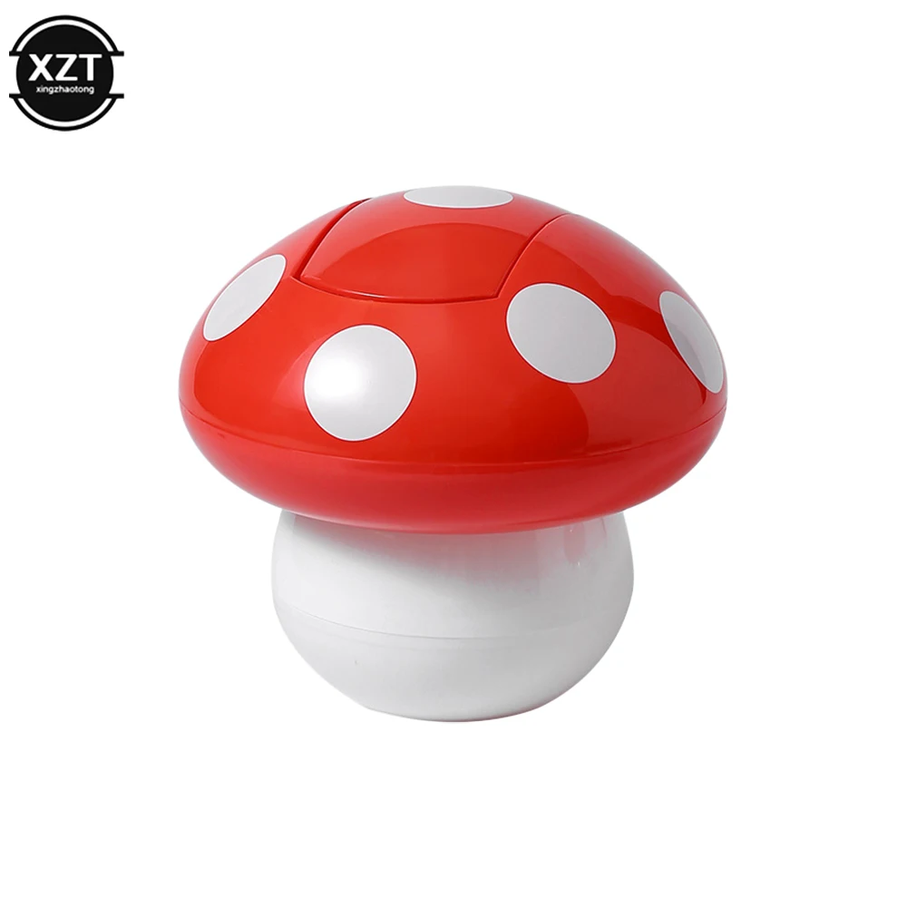 Can Trash Mini Garbage Desktop Desk Binwastebasket Waste Tabletop Countertop Container Cute Basket Mushroom Room Officeholder