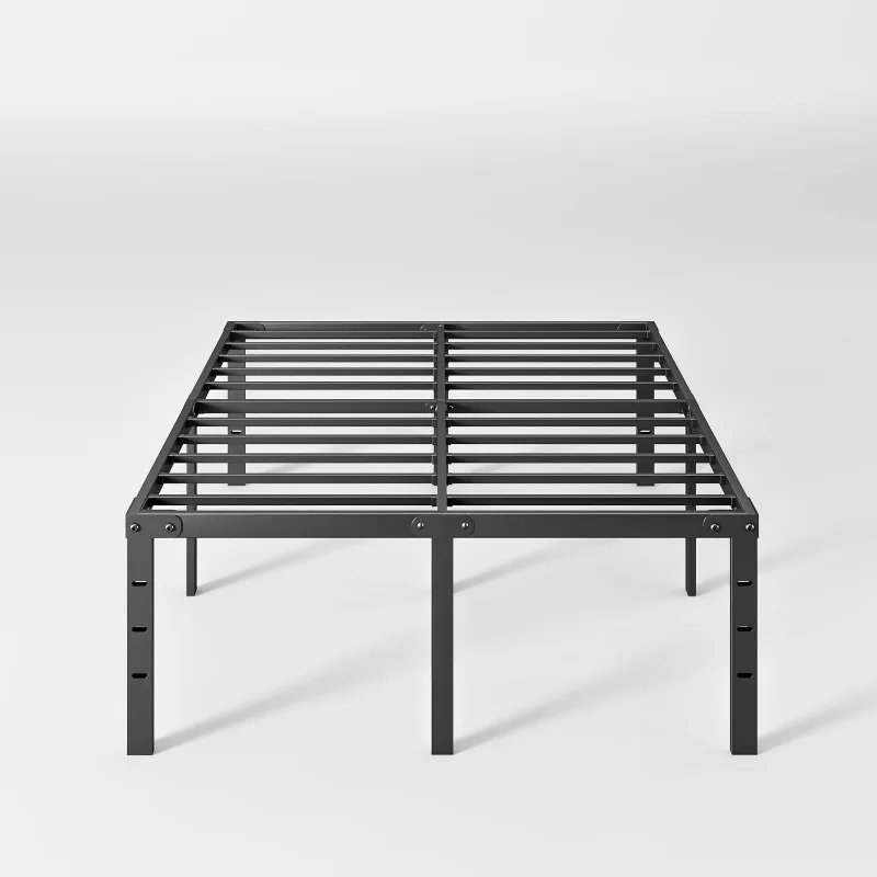 20 Inch Bed Frame No Box Spring Needed Heavy Duty Metal Tall Platform Bed Frame with Large Storage Space, Easy Assembly 6