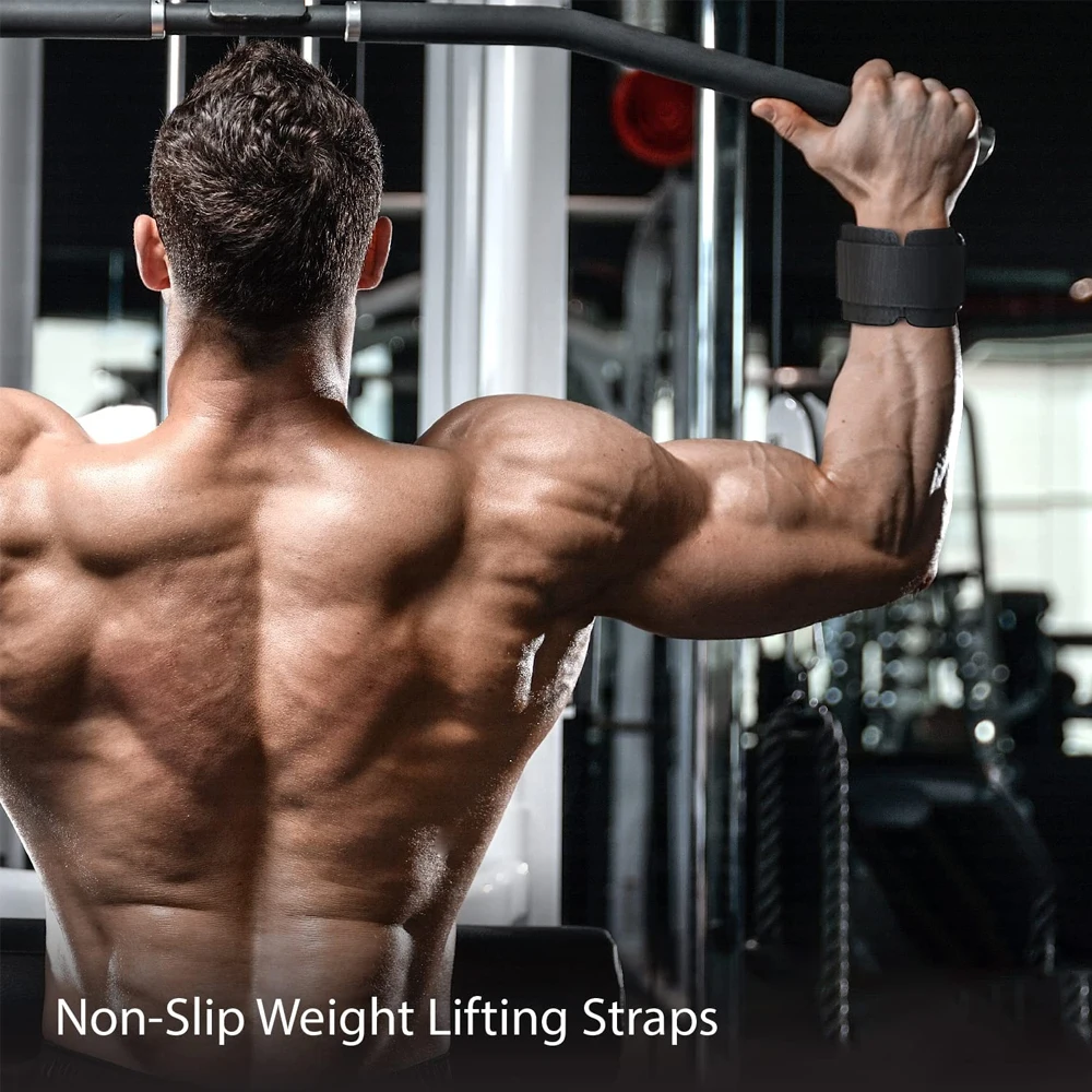 Straps Palestra Uomo E Donna - Per Sollevamento Pesi, Presa Rinforzata, Fitness E Bodybuilding - Foto 14