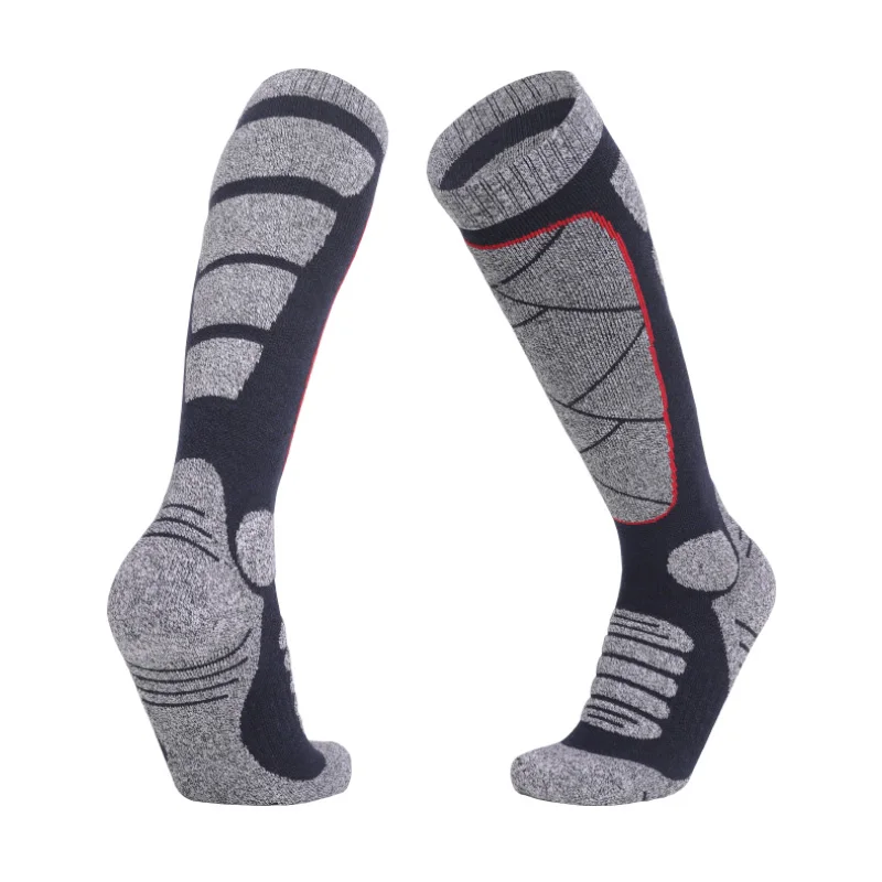 Professional Ski Socks Winter Warm Thickened Cushion Towel Bottom Outdoor Sports Hiking Climbing Long Socks Size 35-45