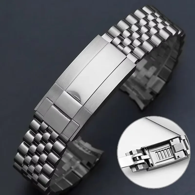 Jubilee 904 Uhrenarmband für Rolex Sub GMT Yacht Daytona Herrenarmband Luxus-Uhrenkette Mod-Teile Ersatzzubehör 20mm 21mm
