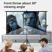 LEJIADA Projector Screen With Stand Metal Grey Anti-Light 60 84 100 120 inch  Reflective Screen Bracket for Home Theater Outdoor - Image 6