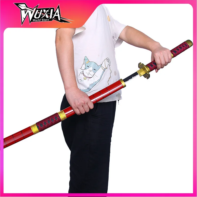 

Japanese Anime popular Game Roronoa Zoro Nidai Kitetsu Kozuki Oden Wood Sword Demon Blade Katana Ninja Sword Gifts Toys for Boys