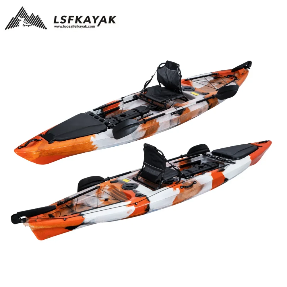 10ft 1 Person HDPE Plastic Boat 10ft Fishing Kayak Equipped With Front And  Rear Storage Compartments Recessed Fishing Rod Mo - AliExpress