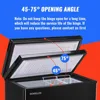 5.0 CU.FT Deep Freezer Top Open Door Compact Freezer Chest Freezer with Removable Storage Basket for Home Kitchen Garage 3