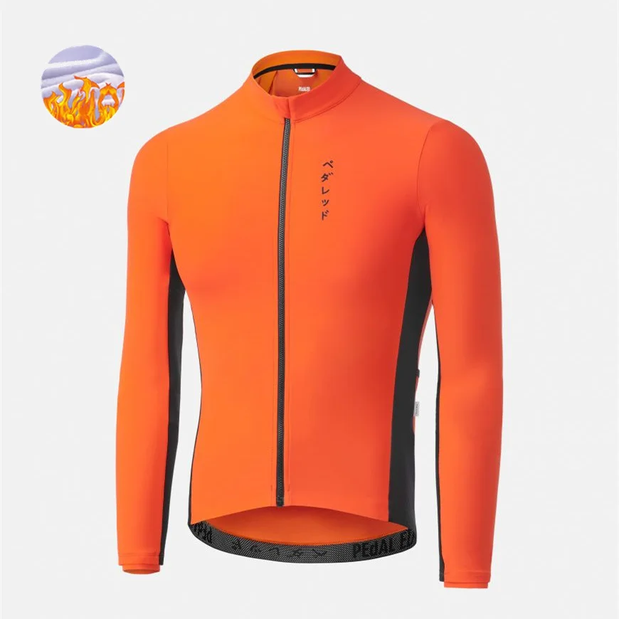 Pedaal Ed Winter Lange Mouwen Thermische Fleece Fietsen Kleding Mannen Outdoor Riding Mtb Ropa Ciclismo Racing Fiets Kleding