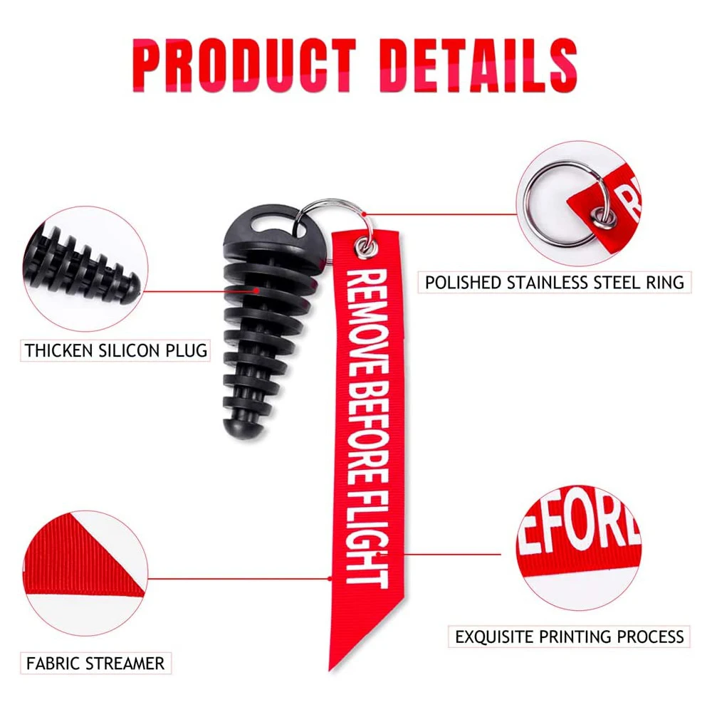 Motorcycle Exhaust Plug Muffler Exhaust Wash Plug 0.6