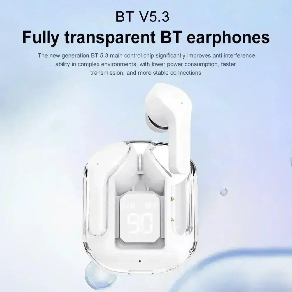 Wireless Bluetooth Earbuds With Led Digital Display And Stereo Sound_voghion.com