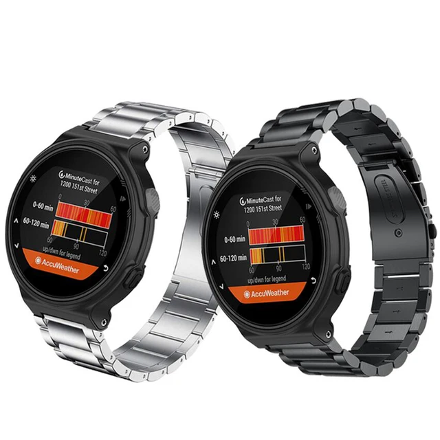 Magnetic Loop Strap For Garmin Forerunner 235/220/230/620/630/735XT/Approach  S20 S5 S6 Watchband Metal Bracelet Correa Wristband - AliExpress