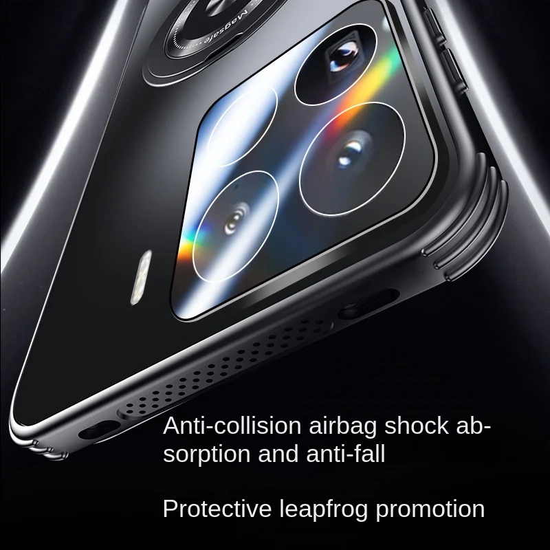 Enhanced Magnetic Wireless Charging Hard Matte Case with Ring