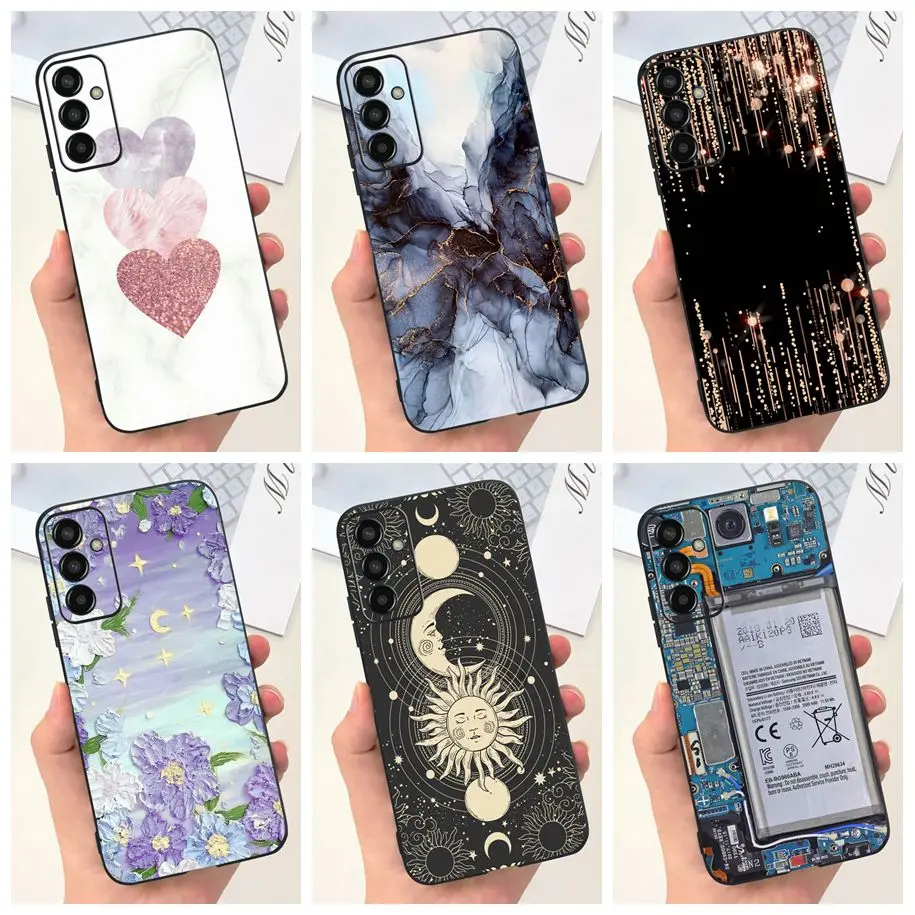 Per Samsung Galaxy M13 Custodia Per Samsung M13 4G Paraurti Antiurto Morbido Silicone Marmo Fundas Per Samsung M13 M 13 Sm-M135F Cover