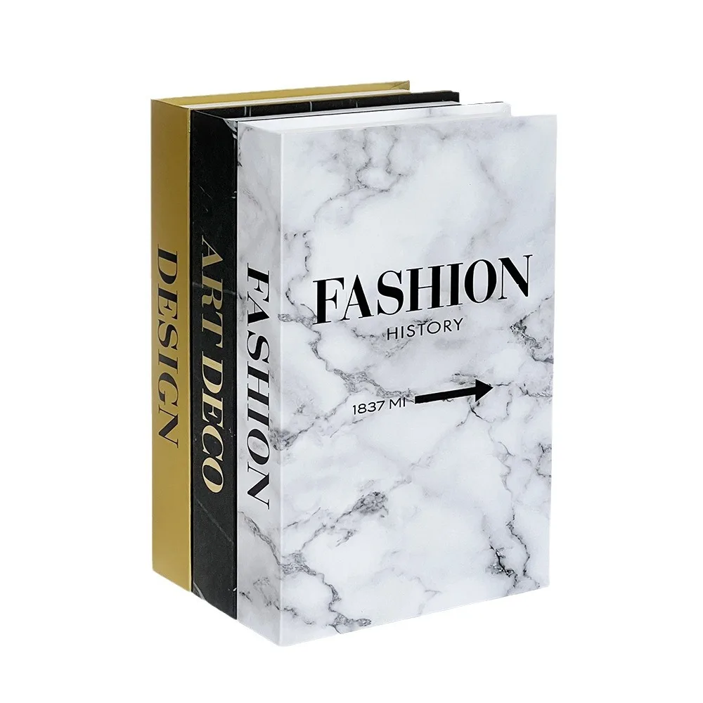 كتب مزيفة قابلة للفتح لديكور المنزل ، ديكور غرفة ا...