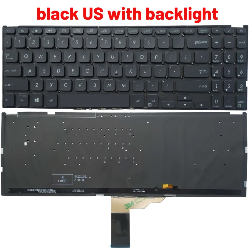 black US backlit