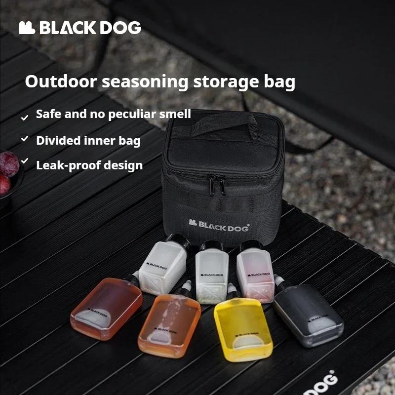 Naturehike Seasoning Storage Bag Condiment Bottle Set Spice Container 600D for Outdoor Picnic Camping BBQ