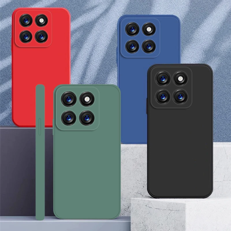 Per Xiaomi 14 Pro Case Xiaomi 14 13T Pro Cover Soft Liquid Silicone Bumper Shield Custodie Protettive Per Xiaomi Mi 14 Funda