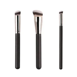 Professional Powder Foundation & BB Cream Blending Brush - Liquid Face Makeup Tool (3pcs)