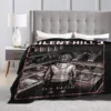 It's Bread Silent Hill 3 Throw Blanket Flannel Home Heather Throw Blankets Cozy Super Soft for Couch Bedspread  sumikko gurashi 6