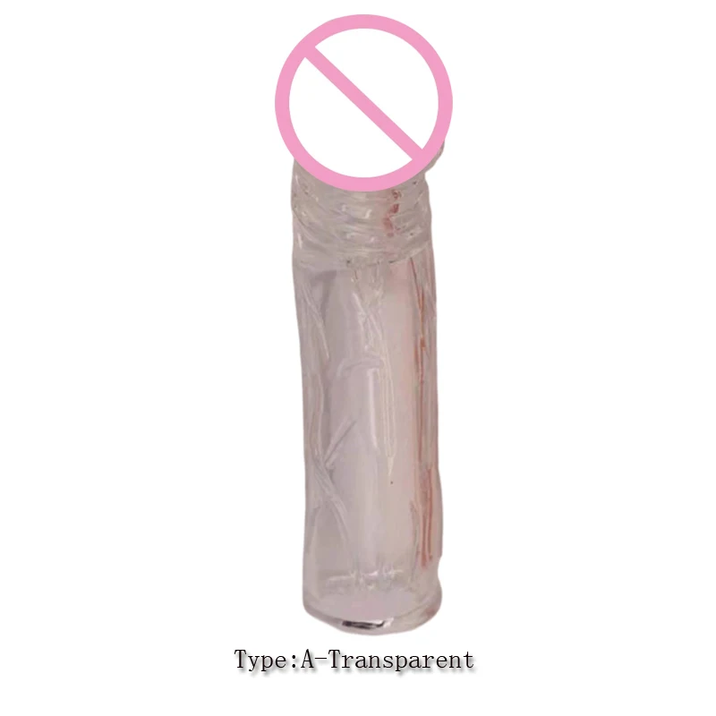 Adult Dildo Sleeve Masturbation Granular G-Spot Stimulation for Men Penis Enlarger Ejaculation Delay Extension Rings Sex Toys