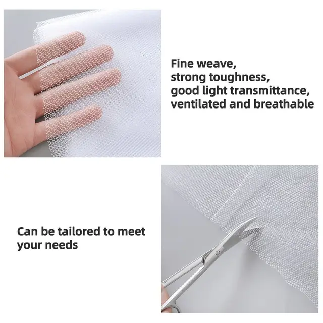 Home Summer Removable Window Protector Mosquito Self-adhesive Window Mesh Net Window Nets Mosquito Netting Screen Curtain 3