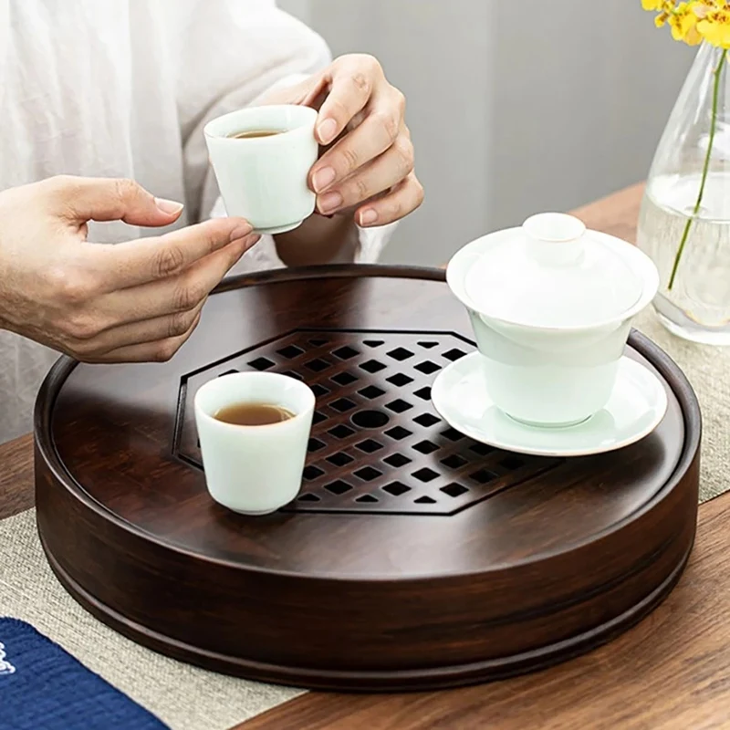 

Китайский чайный поднос, бамбуковый чайный поднос, чайная доска большой емкости для хранения воды, чайный сервиз Кунг-фу, Традиционный Чайный инструмент пуэр