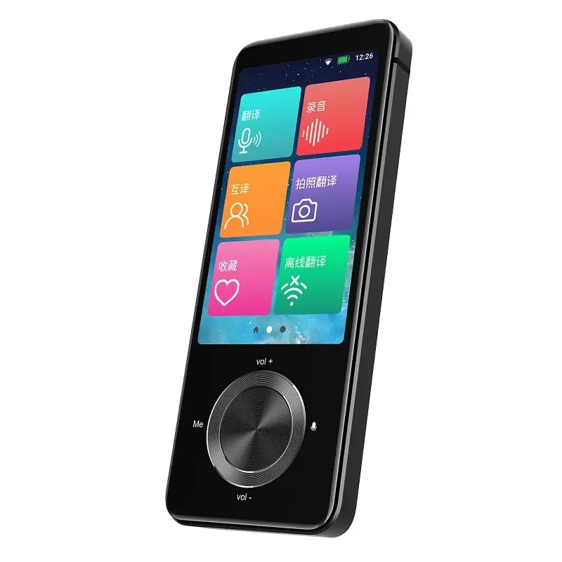 Voice Translator Language Translator M9 Translator Device 137 Languages Intelligent Translator Real-time Voice Recording Text Translate Machine Supports 16 Offline