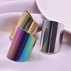 1/3Pcs Stainless Steel Punk Wide Chunky Open Rings For Women Hammered Vintage Geometric Fashion Statement Couple Anillos Jewelry 2