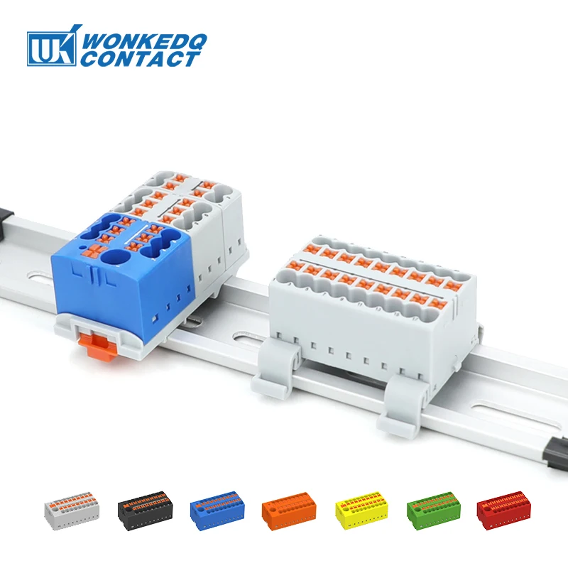 Tiardey Blocco Di Distribuzione 100A 12V-48V DC Con 4 Morsetti M6 E 12 Viti M4 - Barra Bus In Rame Stagnato Con Coperchio - 4
