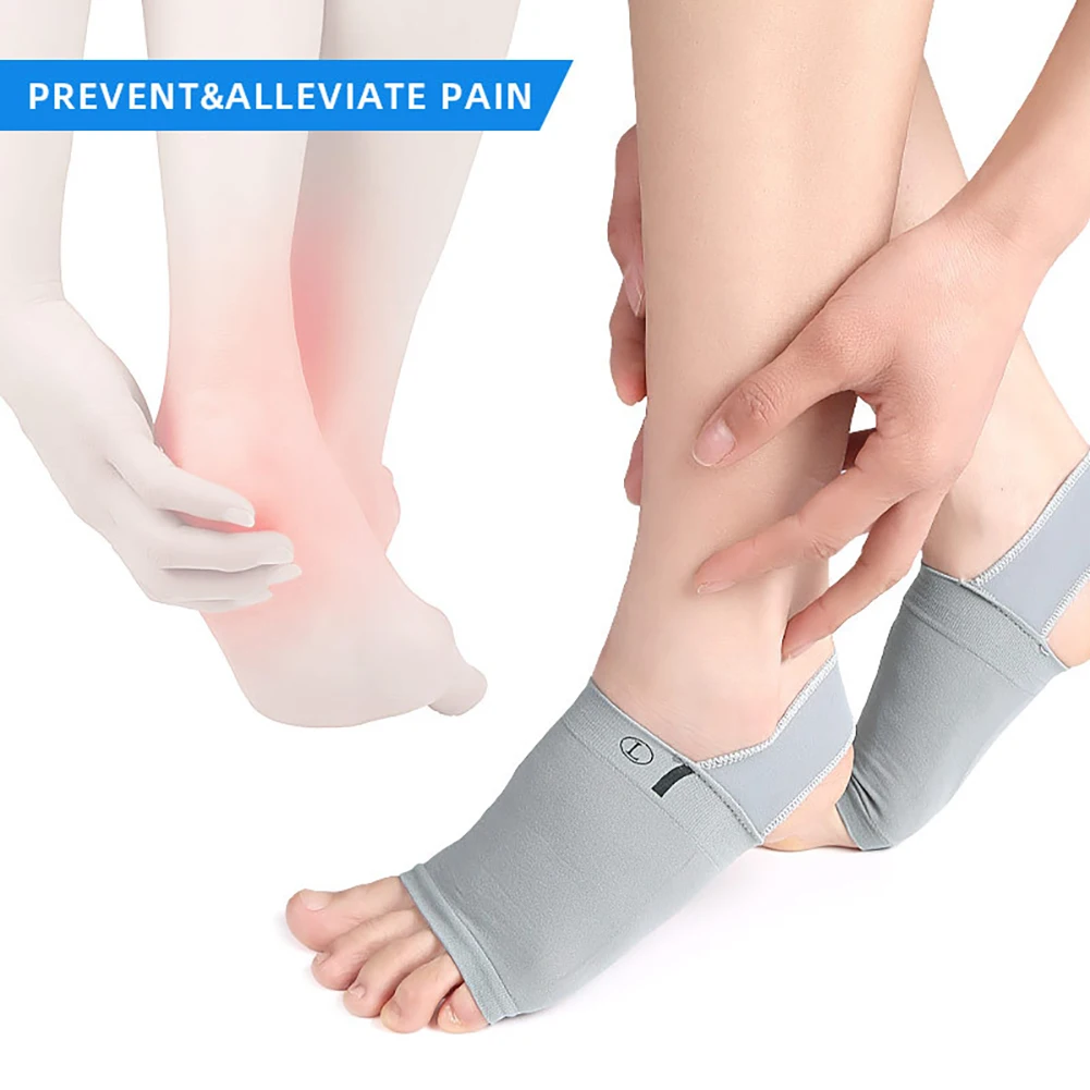 Flat Feet Relieve Pain Sleeve Socks Insoles Pads 1 Pair