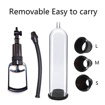 Male Penis Pump Manual Penis Enlarger Sex Toys For Man Vacuum Pump Male Masturbation Penile Extender Trainer Adults Sex Products 3