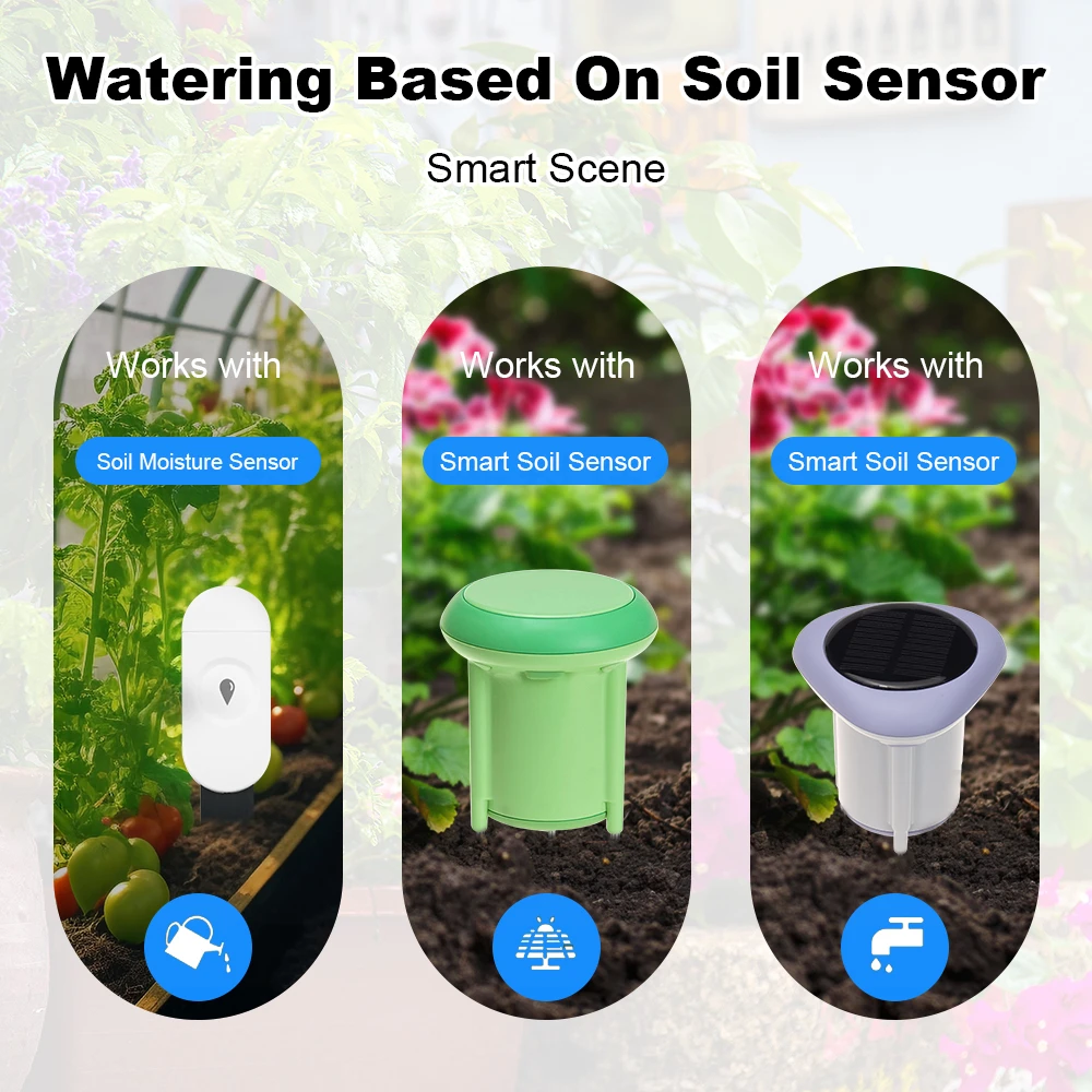 Tuya WiFi Smart Watering Drip Pump Recharge Battery Irrigation kits Intelligent Sprinkler Drip Irrigation Flowers Garden Tools