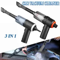 Wireless Car Vacuum Cleaner USB Charging 1200mAh Portable Cleaning Appliance Mini Wet and Dry Blow Vacuum Cleaner Household