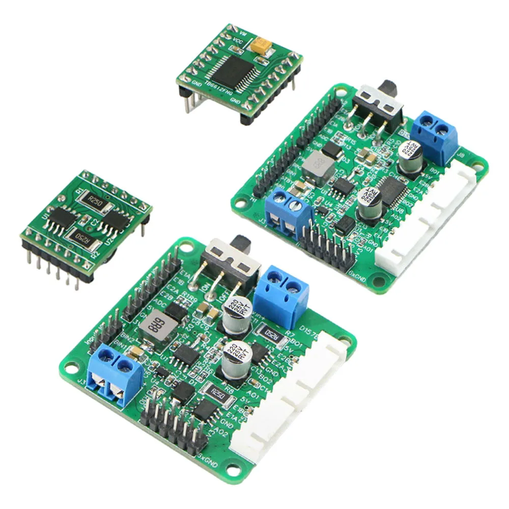 

AT8236/TB6612 3.3V 5V 2 Channel DC Motor Drive Board Forward and Reverse DC Motor Controller Better than L298N Stabilized Output