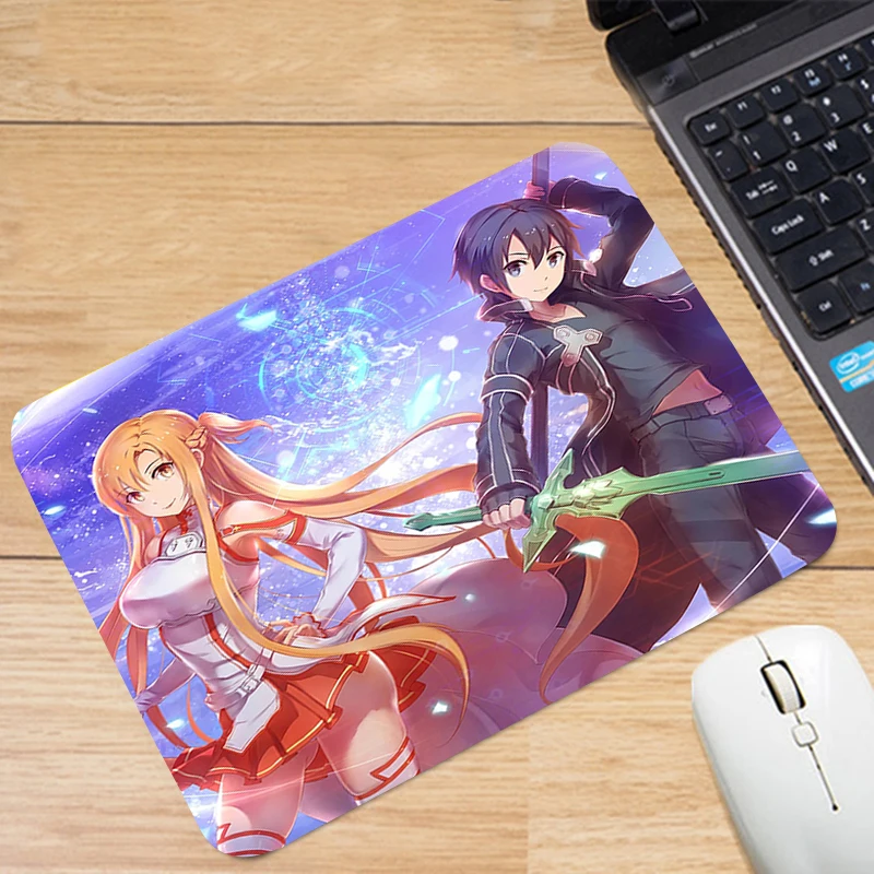 

Mousepad Anime Gaming Pc Mouse Pad Kawaii Table Pads Deskmat Computador Matemática Mousepad Pequeno Mouse Pad Sword Art Online