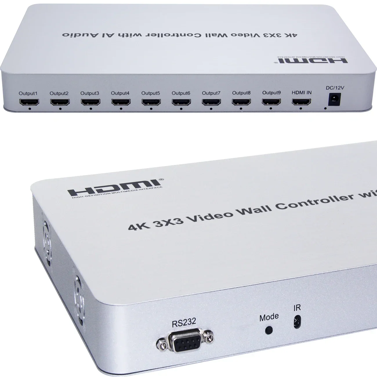 ΰ   HDMI   Ʈѷ, TV ö̽ ũ  μ, 4K, 3x3, 9 LED , 2x2, 2x4, 1x3