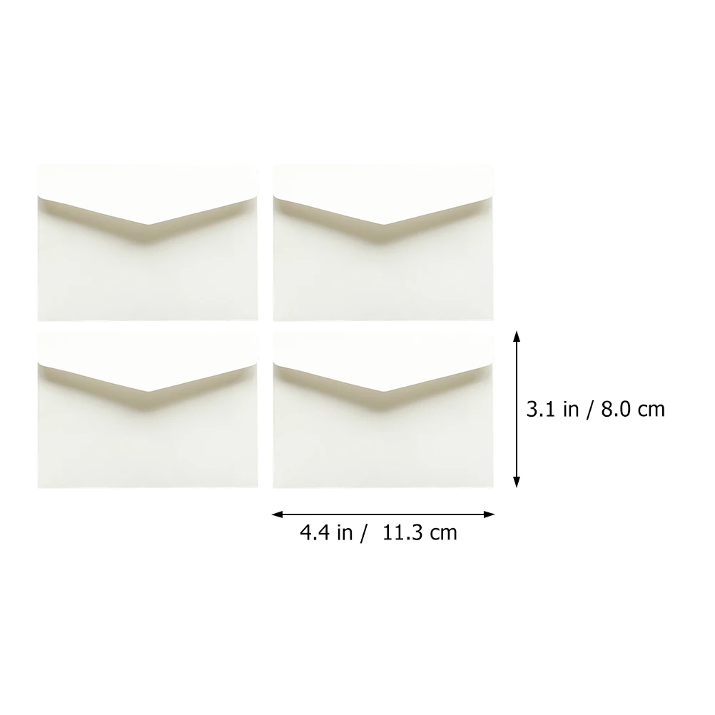 100 Pcs Mini Blank Envelope Money Storage Bags Business Cash Envelopes Photo Card Letter Paper Envelops Gift 2025 NEW