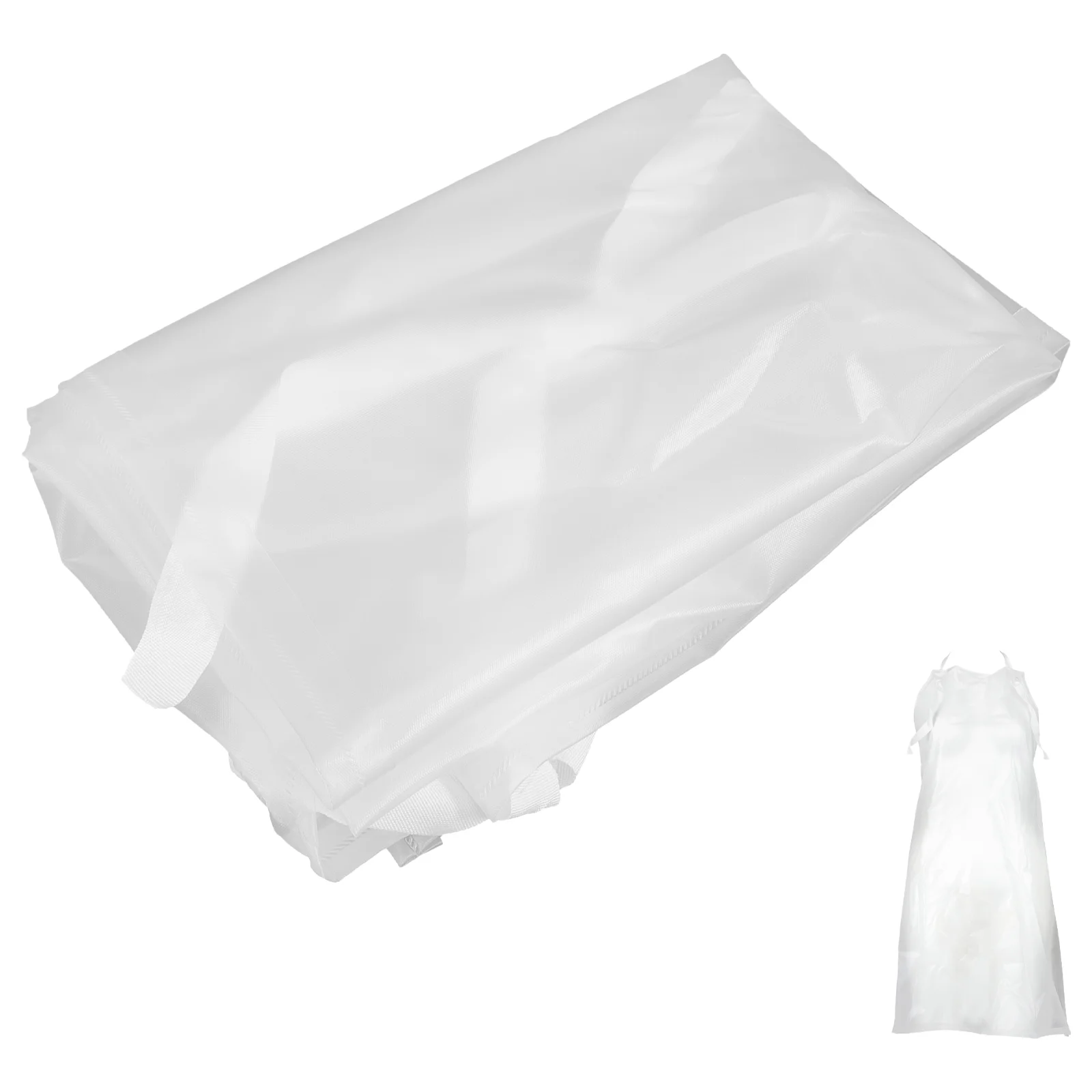 

Transparent Waterproof Apron Rubber Aprons for Dishwashing Heavy Duty Cleaning Pvc Goth Kitchen Accessories