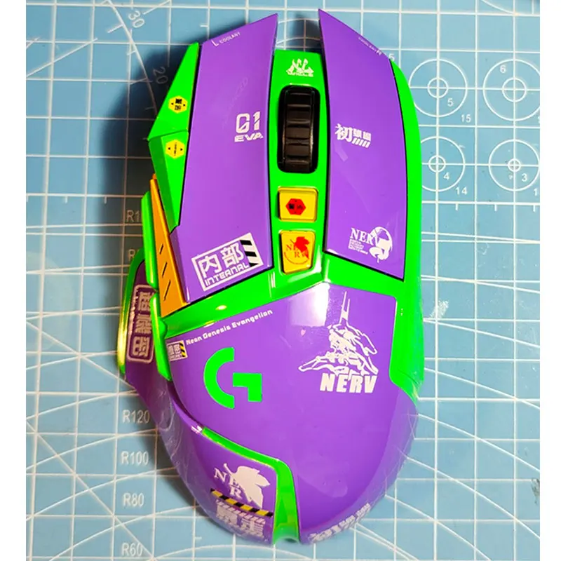 星の絵が描かれたワイヤレスマウス,DIYスプレーの色の変更