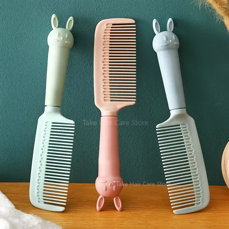 

Long Handle Cartoon Children Comb Plastic Scalp Massage Hair Comb Girls Cute Hairdressing Comb Smooth Hair Care Comb Hair Comb