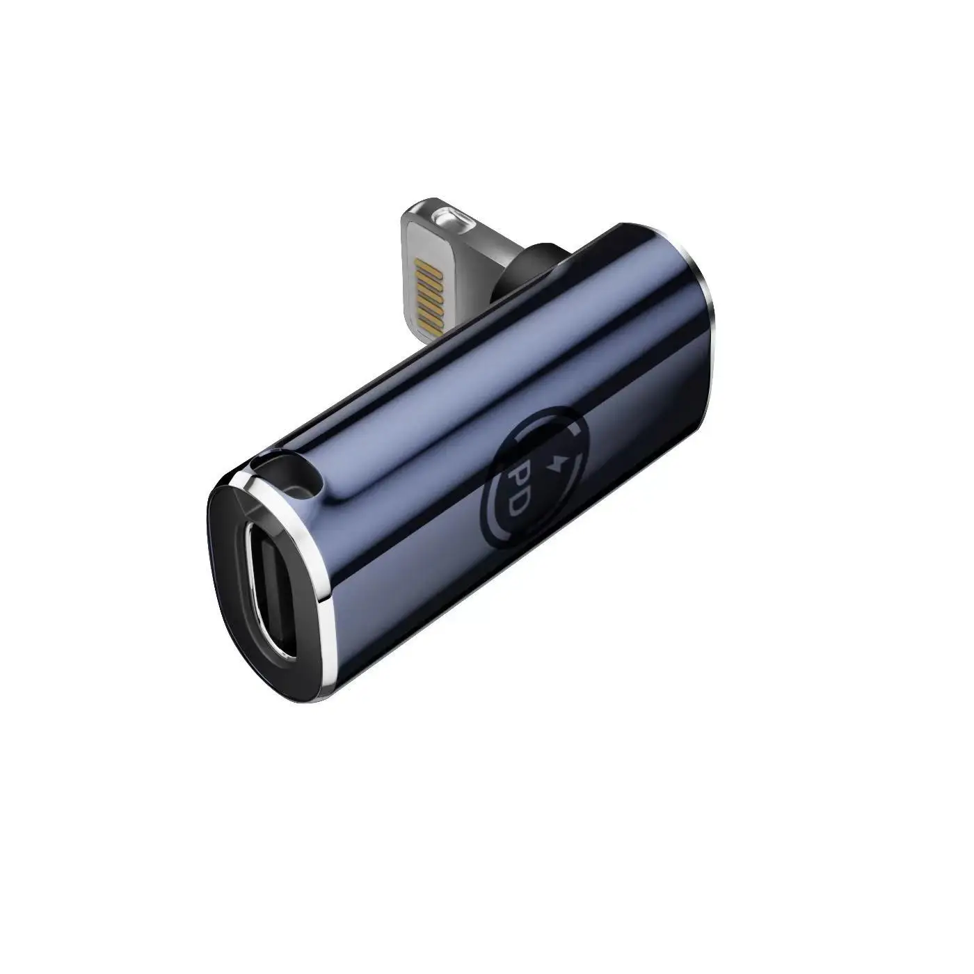 JMUYTOP 2pcs PD 27W USB Type-C-iOS 팔꿈치 어댑터(iPhone 16 15 14 13 12 Pro Max XR 고속 충전 데이터 케이블 변환기)