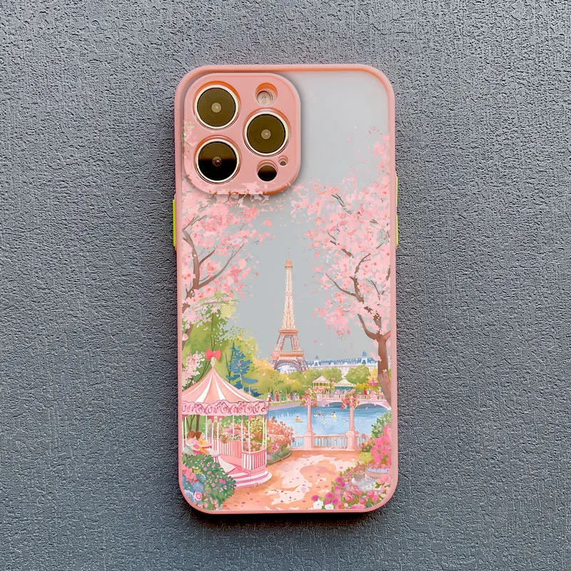Dazzling Anime Street View Scenery Phone Case Back Cover