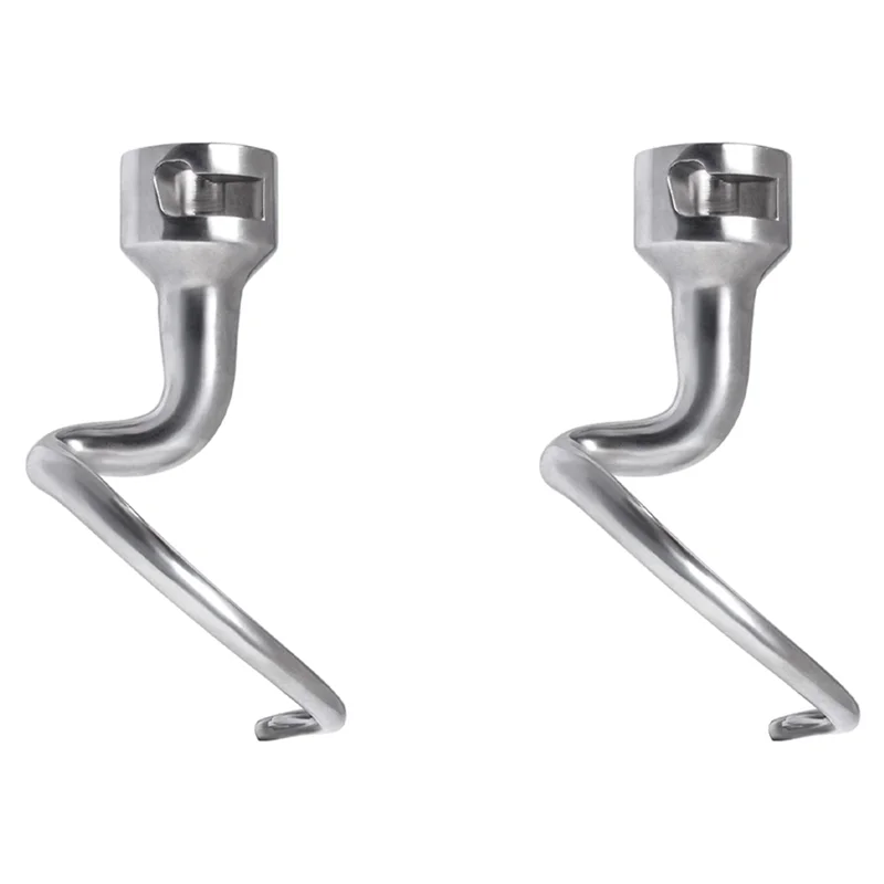 B59B-2X Spiral Dough Hook For Kitchenaid 4.5-5 Quart Tilt-Head Stand Mixer, Dough Hook Replacement For Kitchenaid Attachment