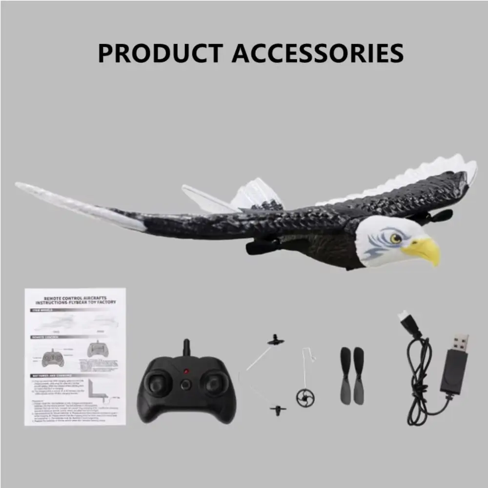 EPP Foam RC Eagle Aircraft Fighter Gravity Sensing Rechargeable Eagle RC Flying Toys Durable 2.4G Stunt