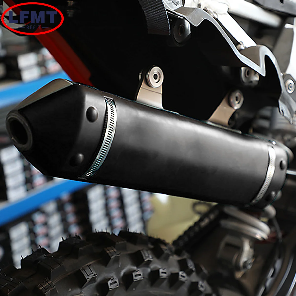 Protector Térmico Para Escape De Moto KTM EXC/XC 250-300 (2024-2025) - Plástico Resistente, Evita Quemaduras Y Daños Por Caídas