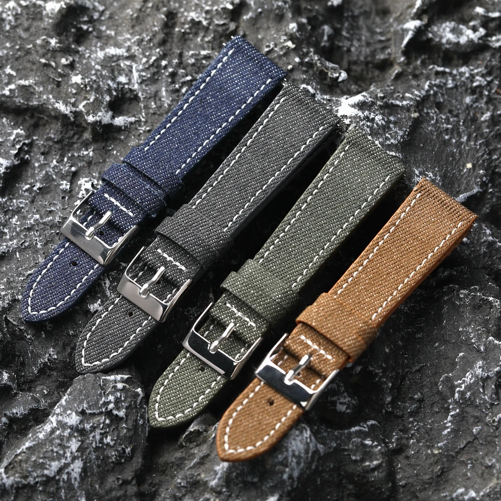 Cheap Elegant Leather 20 mm Watch Wristband SNDA87P2_K0007805 main image 1